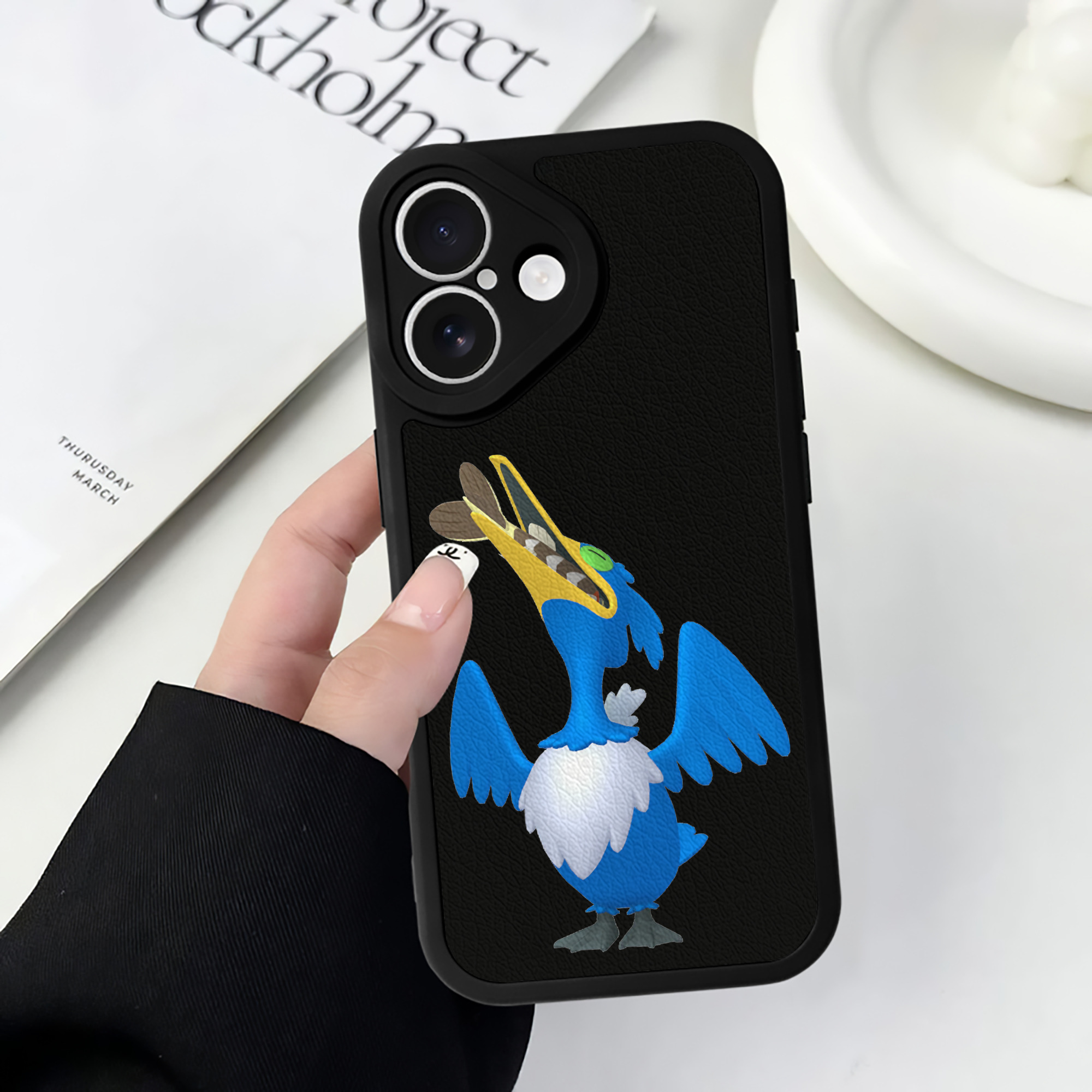 （画像用） ポケットモンスター Pokémon 【iPhone 16シリーズ対応】シリコンスマホケース（レザー調） 材質：シリコン